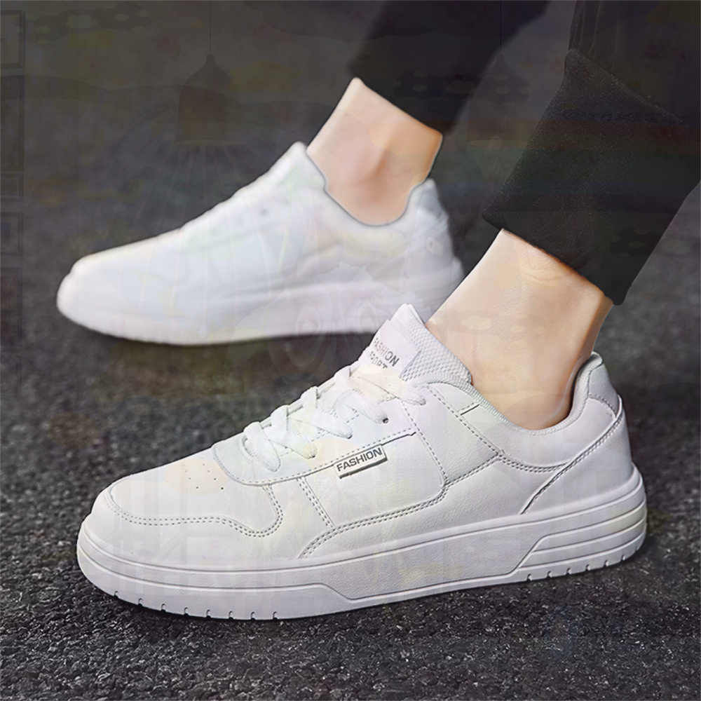 Streetwear Brand Name Ideas - With Ties PU Leather Shoes 41