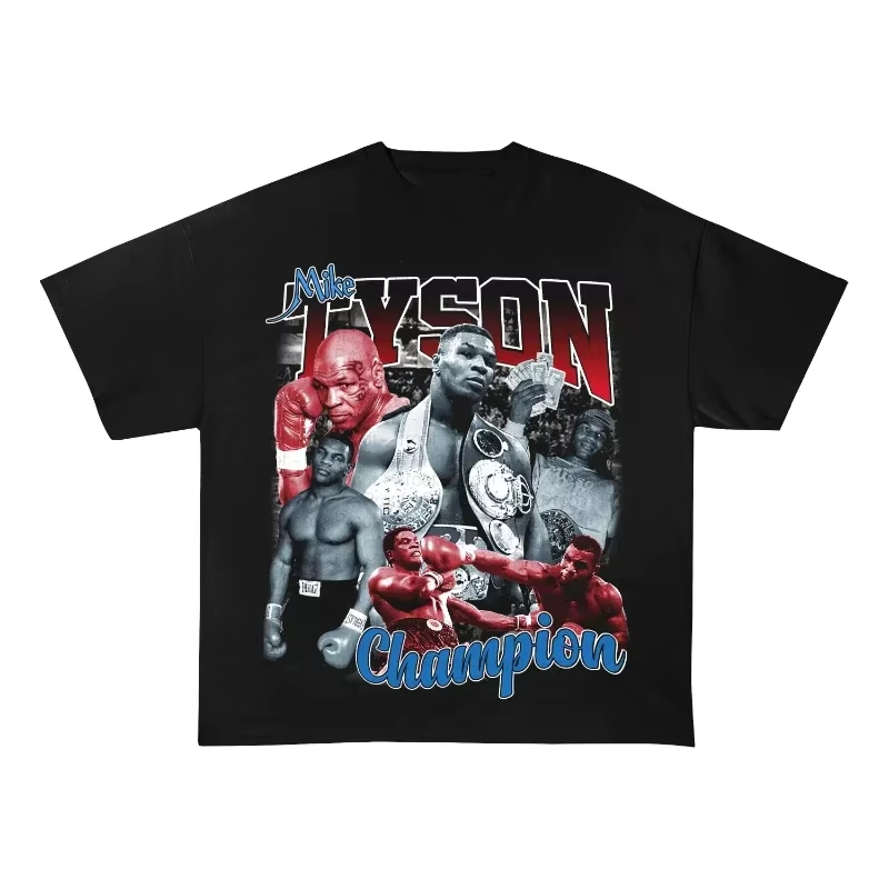 Streetwear Brand Trends - 2026Mike Boxing Printed Retro T-Shirt, Unisex,