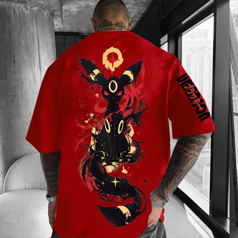 Streetwear Brand Trends - Pokémon Co-branded Print T-shirt 2025 Summer