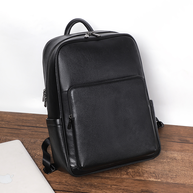 100% Cow Genuine Leather Men B - Streetwear Brand Backpack 评论和价格