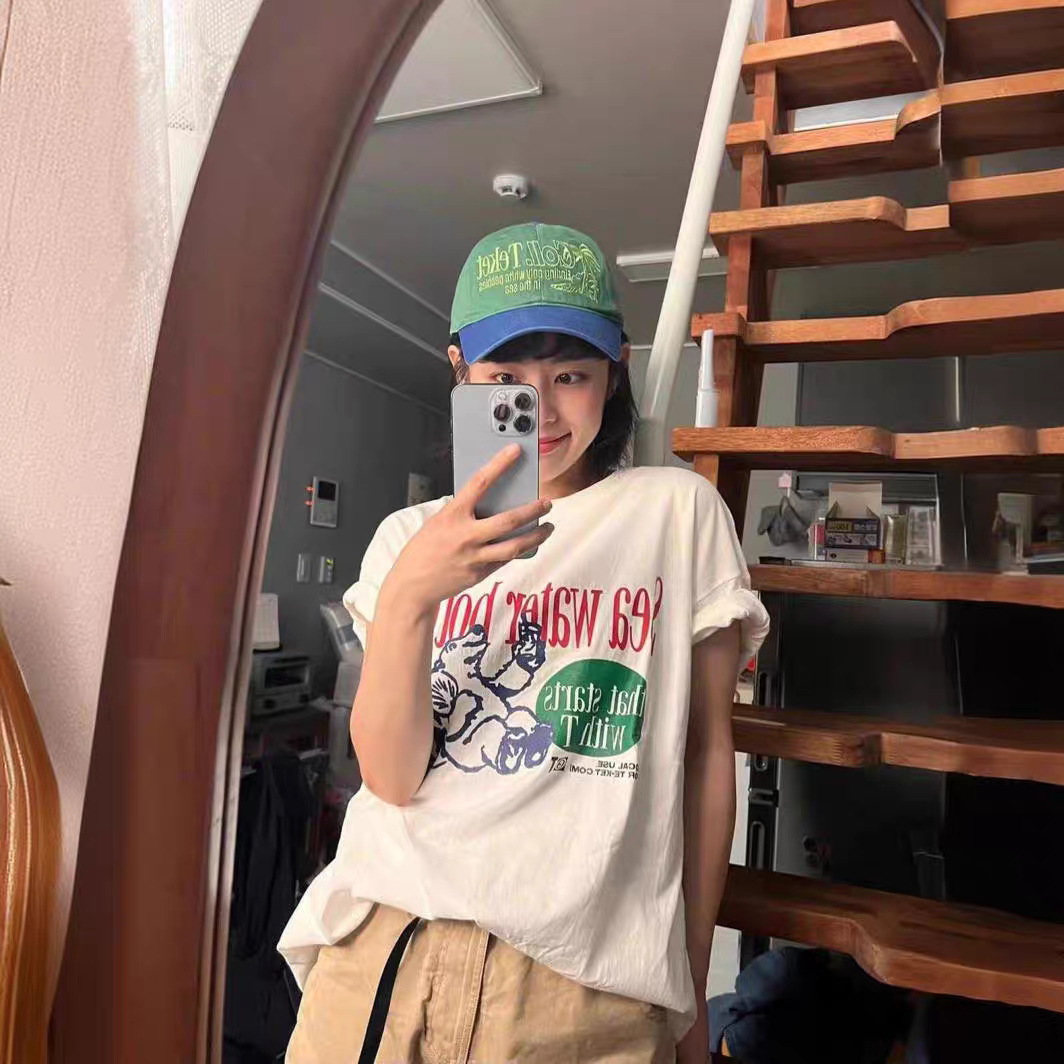 Summer New Loose Polar Bear Pr - Streetwear Brand Label 评论和价格
