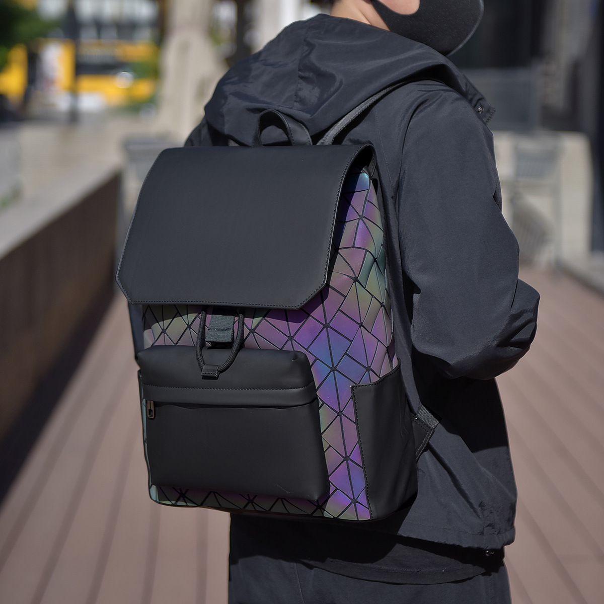 Trendy Brand Backpack Men's Ba - Streetwear Brand Backpack 评论和价格