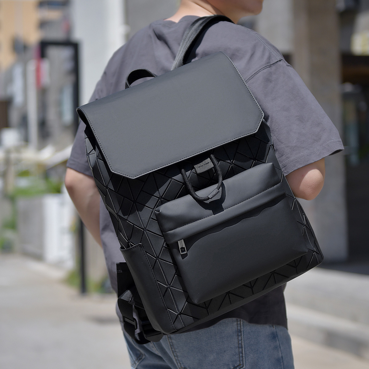 Trendy Brand Backpack Men's Ba - Streetwear Brand Backpack 评论和价格
